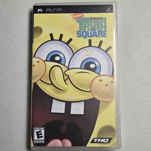 SpongeBob's Truth or Square PlayStation Portable PSP Clean Tested